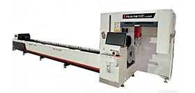 Horizontal type tube fiber laser cutting machine