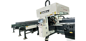 Side-mounted laser tube cutting machine
