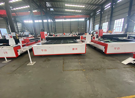 Production of multi-table laser cutting machines